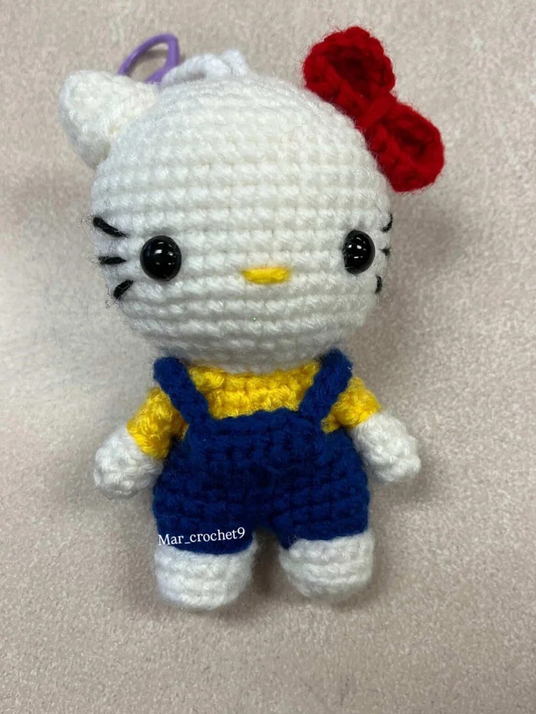Hello Kitty crochet plushie
